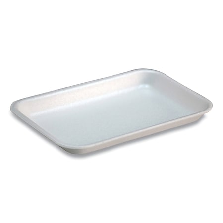 Supermarket Trays,  #17S, 8.3 X 4.8 X 0.65, White, PK1000